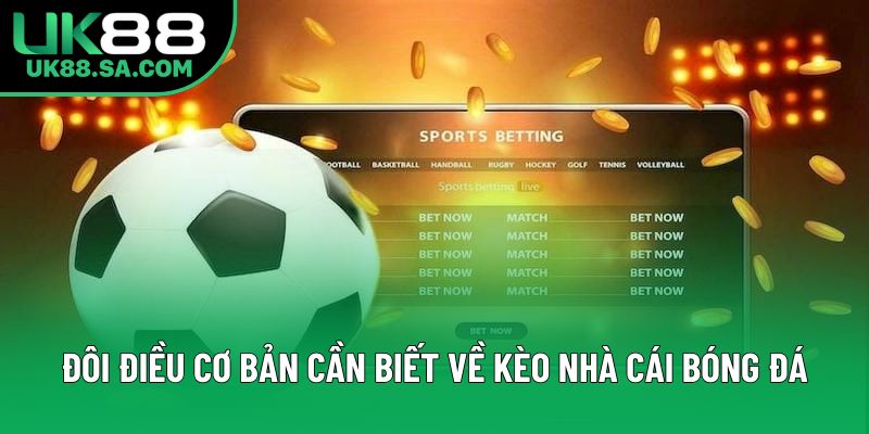 Đôi điều cơ bản cần biết về kèo nhà cái bóng đá